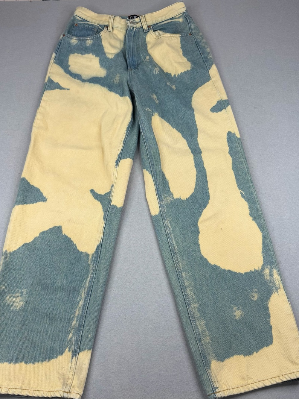 BDG Urban Outfitters Bleach Splatter Baggy Jeans High Rise 29 Y2K Grunge